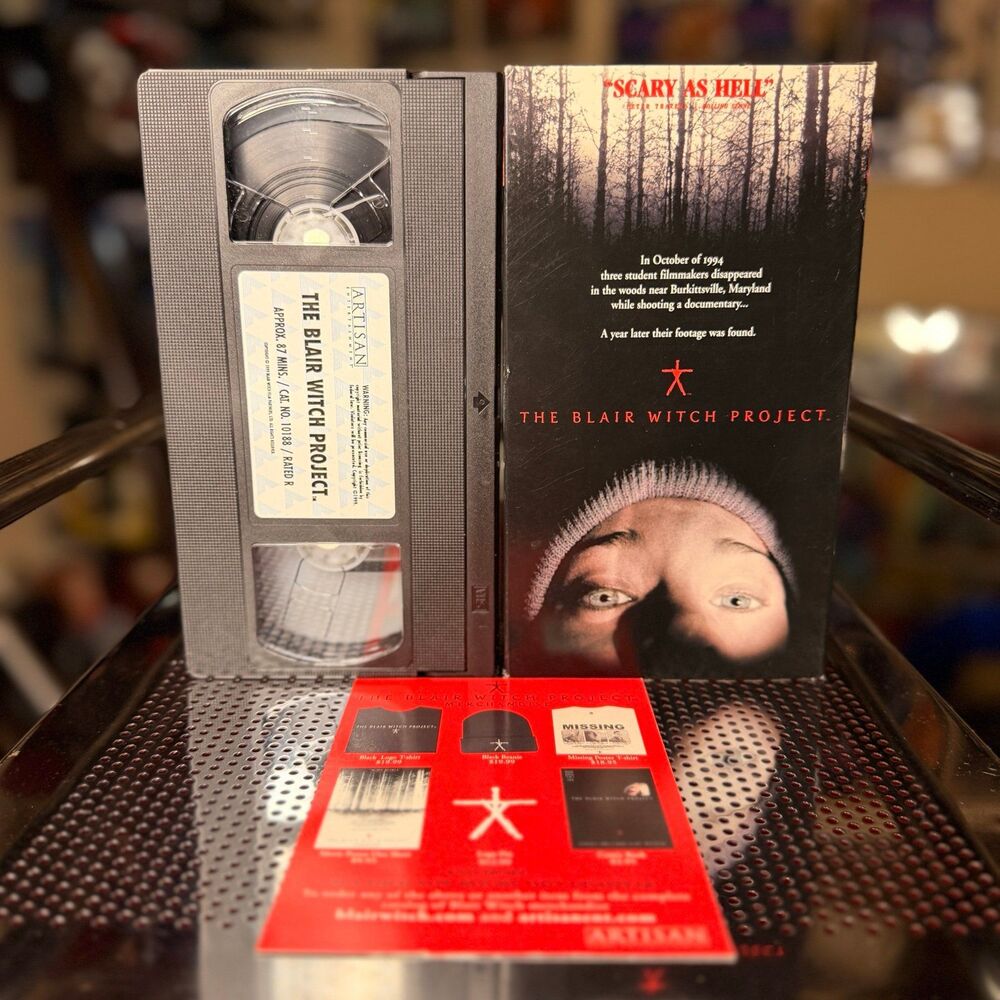 The Blair Witch Project VHS Special Edition Artisan With Original Insert